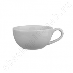 Чайная чашка фарфор белая 210 мл "Классик" 2433210